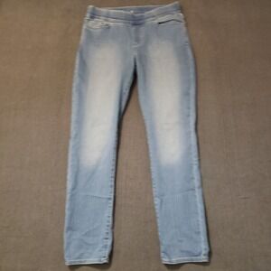 Levi's Signature Pull-On Skinny Jeans Womens 8M Light Blue Wash Super Stretch